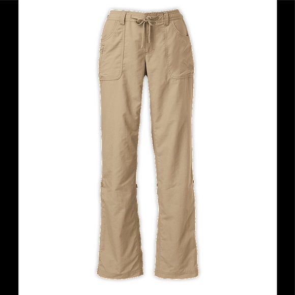 North Face Horizon II women’s convertible pants, dune beige 4 shorts capris - Picture 1 of 7